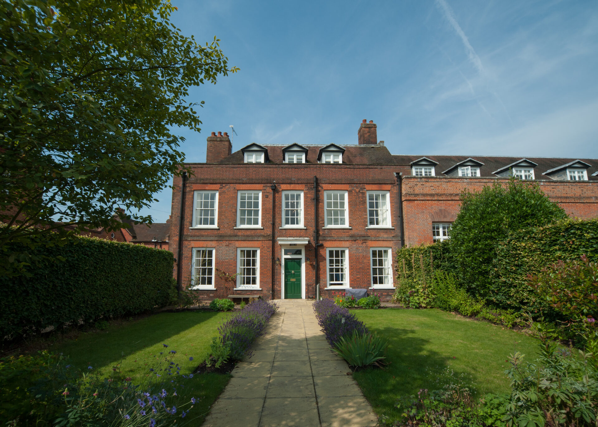 The view of Groom's House from the garden.