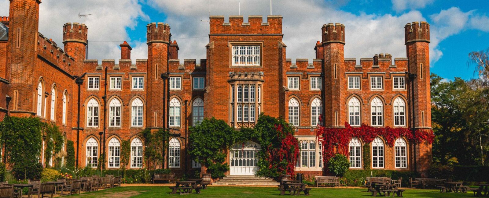 The main building of the Cumberland Lodge venue