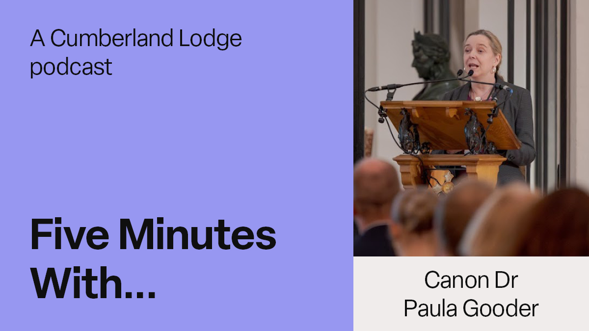 Five Minutes With... Canon Dr Paula Gooder - Cumberland Lodge