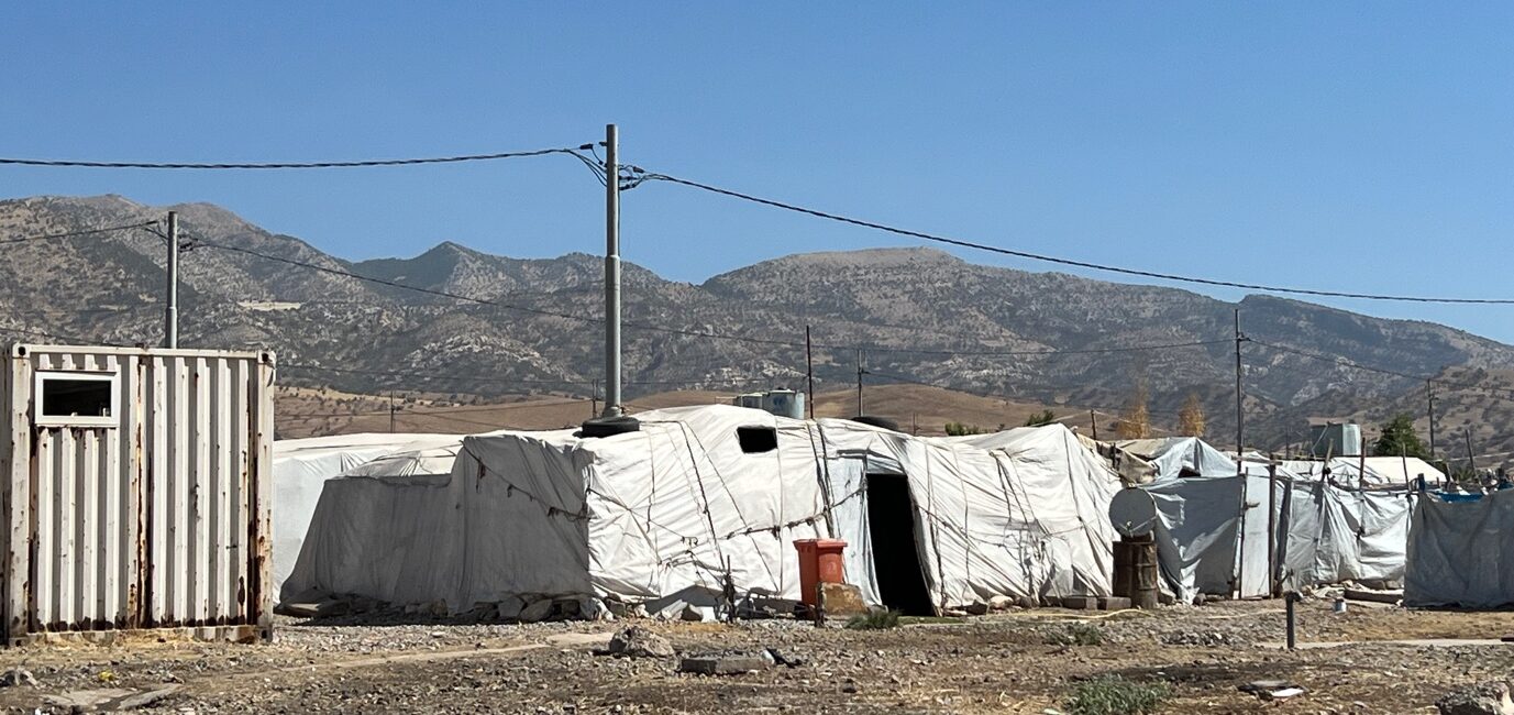 A camp for internally displaced Yezidi women, Dohuk, Kurdistan Iraq